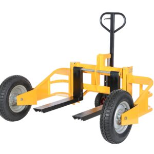 Vestil ALL-T-HD Heavy Duty All Terrain Pallet Truck, 2500 lbs Capacity, 32" Length x 12" - 26-3/4" Width Fork