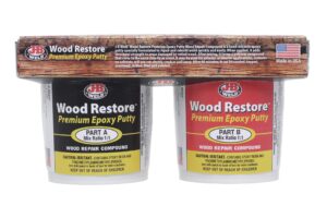 j-b weld 40006 wood restore premium epoxy putty kit - 32 oz.