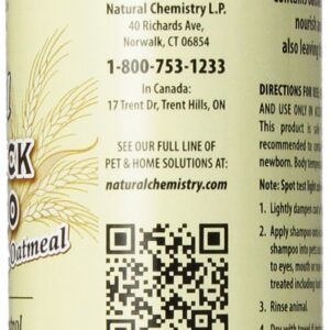 Natural Flea and Tick Shampoo with Oatmeal for Dogs, 16.9-Ounce