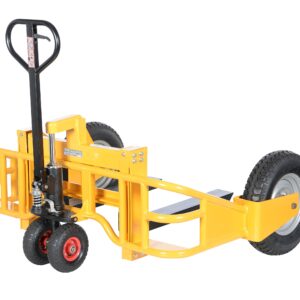 Vestil ALL-T-HD Heavy Duty All Terrain Pallet Truck, 2500 lbs Capacity, 32" Length x 12" - 26-3/4" Width Fork