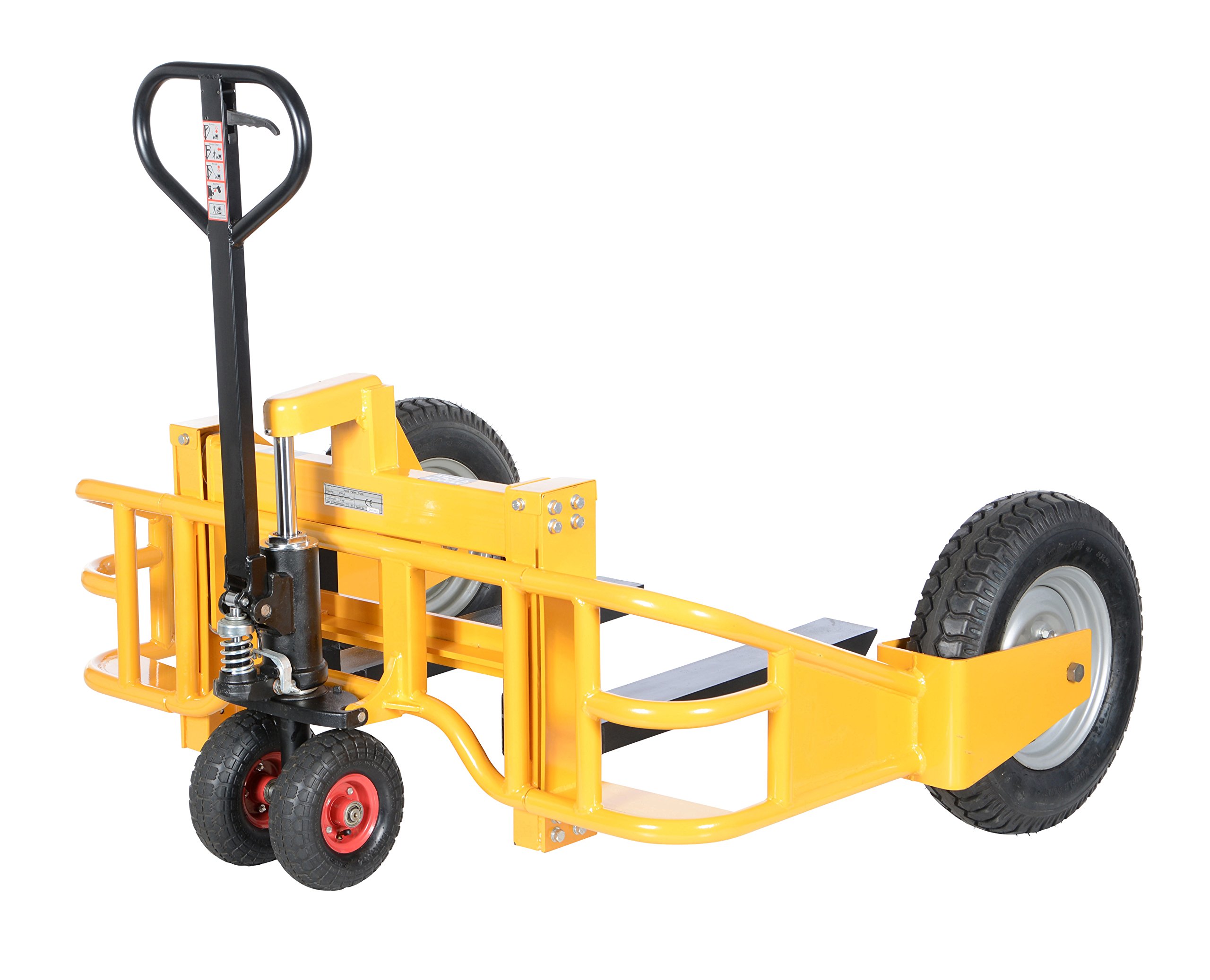 Vestil ALL-T-HD Heavy Duty All Terrain Pallet Truck, 2500 lbs Capacity, 32" Length x 12" - 26-3/4" Width Fork