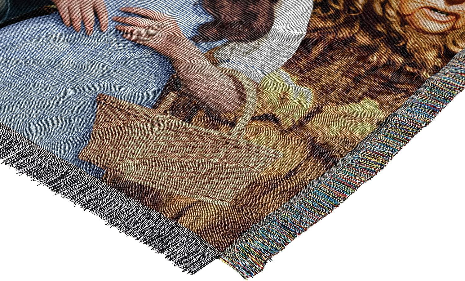 Northwest Warner Brothers Wizard of Oz, 'Group' Woven Tapestry Throw Blanket, 48' x 60', Multi Color