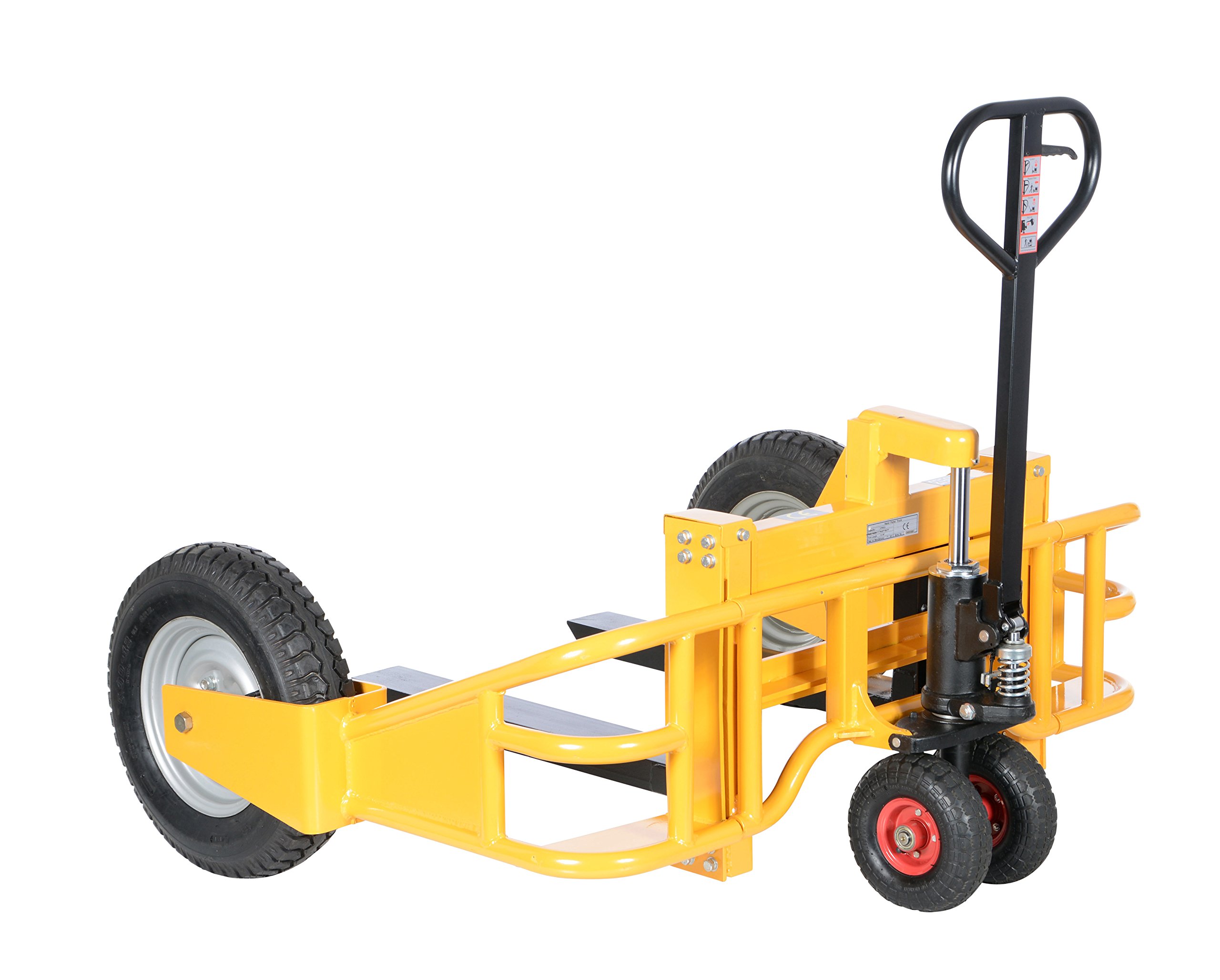 Vestil ALL-T-HD Heavy Duty All Terrain Pallet Truck, 2500 lbs Capacity, 32" Length x 12" - 26-3/4" Width Fork