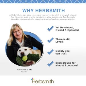 Herbsmith Milk Thistle Herbal Supplement for Dogs and Cats, 75g Powder