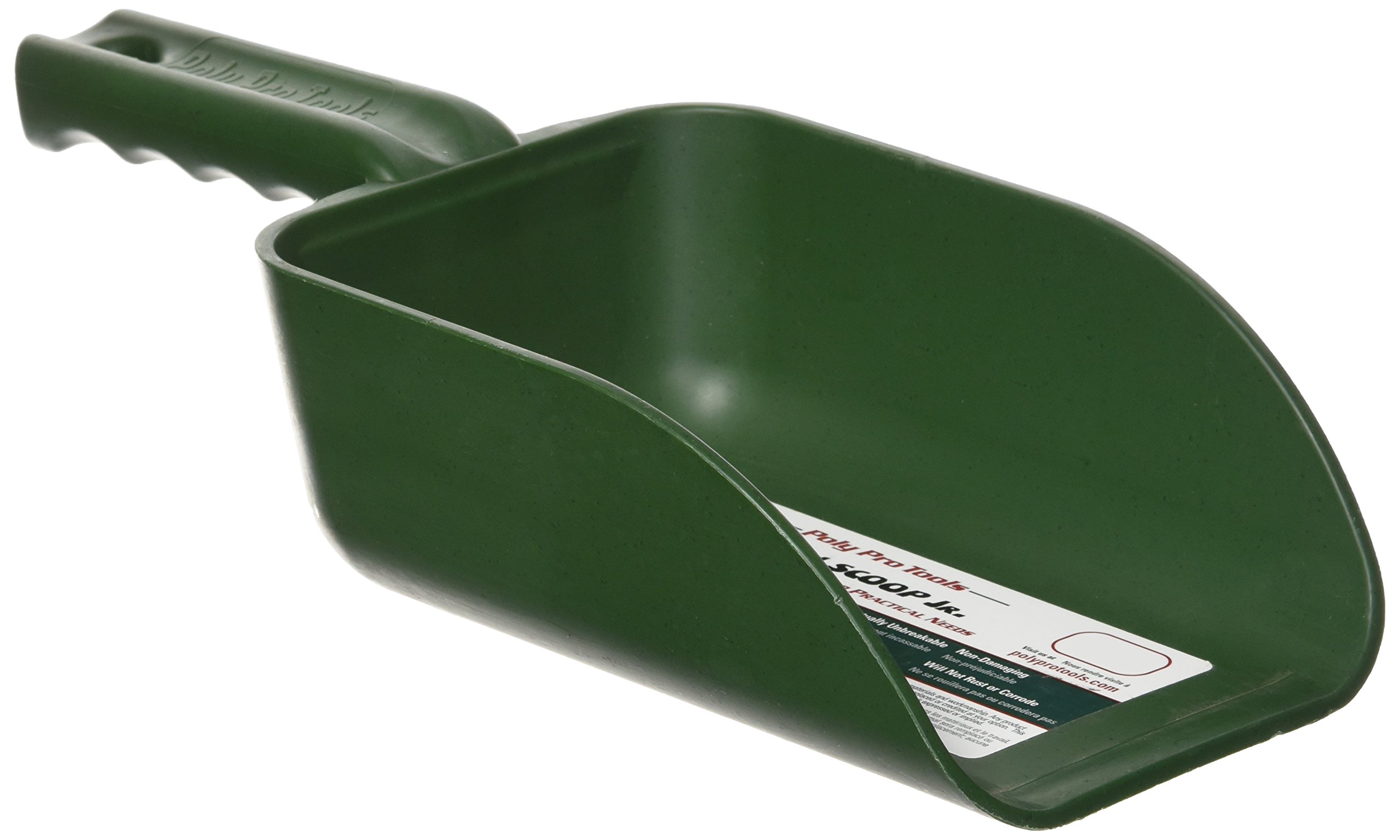 POLY PRO TOOLS P-6400G Polypropylene Hand Scoop, 1 Quart, Green