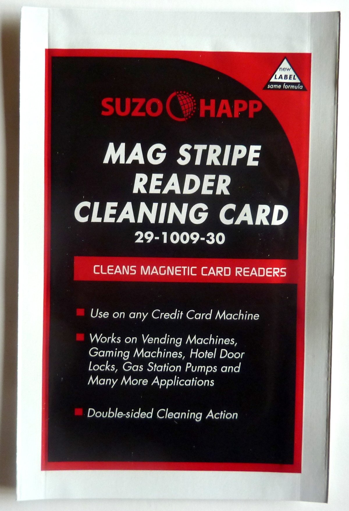 Suzo Happ Cleaning Card for Mag Stripe Card Readers Lot/12