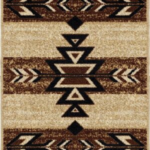 Rustic Lodge, Southwestern 2x8 Area Rug, 2'3"x7'7" Multi 7611