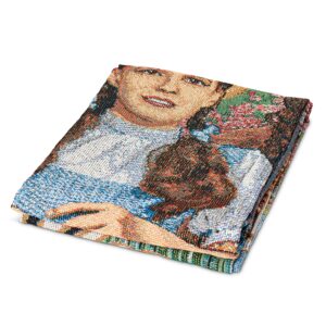 Northwest Warner Brothers Wizard of Oz, 'Group' Woven Tapestry Throw Blanket, 48' x 60', Multi Color