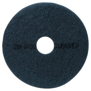 3m cleaner floor pad 5300, 20" diameter, blue (case of 5)