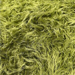 Faux/Fake Fur Mongolian Olive Green Fabric by The Yard