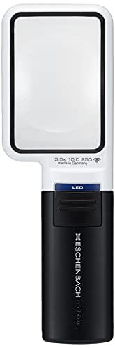 ESCHENBACH 1511-3 LED Wide Light Magnifier 3.5X 2.0 x 2.0 inches (50 x 75 mm)