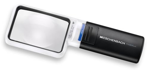 ESCHENBACH 1511-3 LED Wide Light Magnifier 3.5X 2.0 x 2.0 inches (50 x 75 mm)