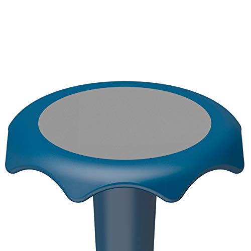 VS America Hokki Stool, Flexible Ergonomic Seating Stool for Kids and Adults, 18" Seat Height, Blue