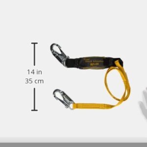 Miller Titan by Honeywell T6111/6FTAF 6-Feet Pack-Type Shock-Absorbing Lanyards