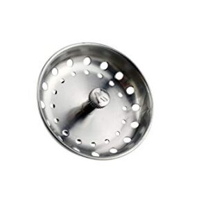 Plumb Pak K5435DSSS Kitchen Sink Strainer with Fixed Post Basket, 1 Pack, Stainless Steel