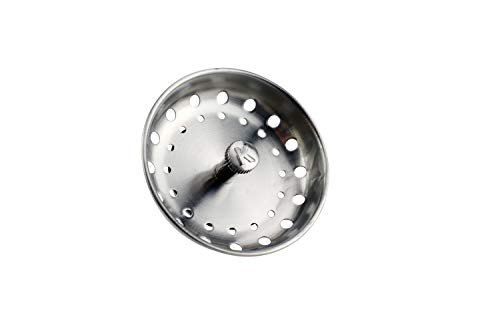 Plumb Pak K5435DSSS Kitchen Sink Strainer with Fixed Post Basket, 1 Pack, Stainless Steel