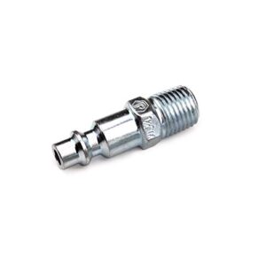 Primefit IP1414MS-B25-P (25 Pack) Industrial Style Air Quick Connect Plugs/Nipples Steel 1/4" x 1/4" Male Npt