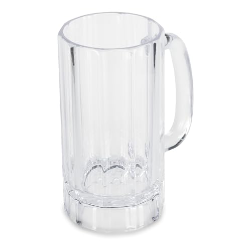 Carlisle FoodService Products 4396507 Lexington Plastic bar Mug, Polycarbonate, Clear, 16 Ounce