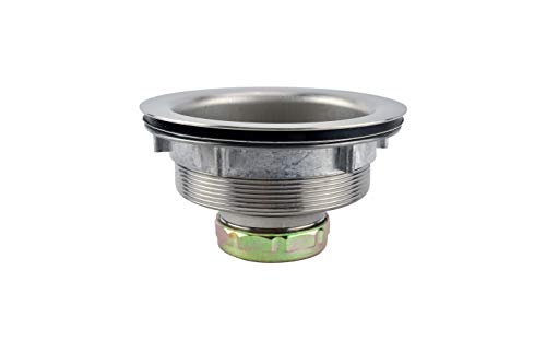 Plumb Pak K5435DSSS Kitchen Sink Strainer with Fixed Post Basket, 1 Pack, Stainless Steel