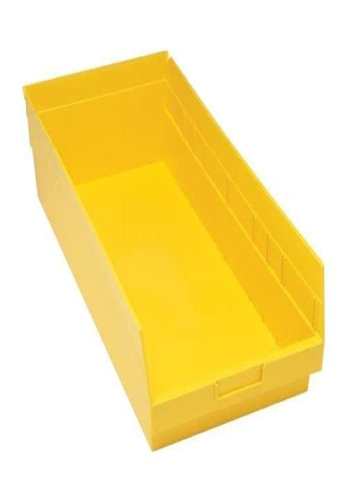 Quantum QSB216YL Store-More 6' Shelf Bin (23-5/8' x 11-1/8' x 6') - [Set of 6]