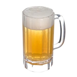 carlisle foodservice products 4396507 lexington plastic bar mug, polycarbonate, clear, 16 ounce