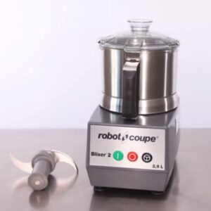 Robot Coupe BLIXER2 Blixer Vertial Commercial Blender/Mixer, 2.5 Quart - 2.9-Liter Bowl, Stainless Steel Batch Bowl and Single High-Speed, 120v,BLIXER 2