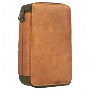 Speedball Art Products Genuine Leather Storage Case for Pencils, Makers, Pens and Art Supplies