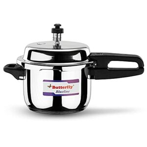 butterfly bl-3l blue line stainless steel pressure cooker, 3-liter