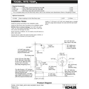 Kohler K-3962-CP Toobi Bath Spout, Polished Chrome