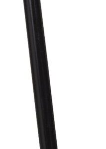 Carlisle FoodService Products 3697000 Vinyl Coated Metal Mop Handle, 15/16" Diameter x 60" Length, Black, for Jaw Style Wide Band Mops