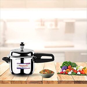 Butterfly BL-3L Blue Line Stainless Steel Pressure Cooker, 3-Liter