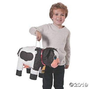 Fun Express Cow Pinata (15 Inches) Farm Birthday Party Supplies