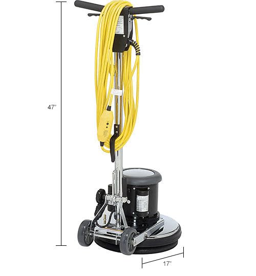 Corded Floor Machine, 17" Cleaning Width