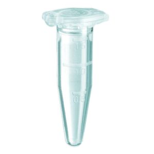 eppendorf 022363204 polypropylene safe-lock graduated microcentrifuge tube, 1.5ml capacity, clear (case of 500 tubes)