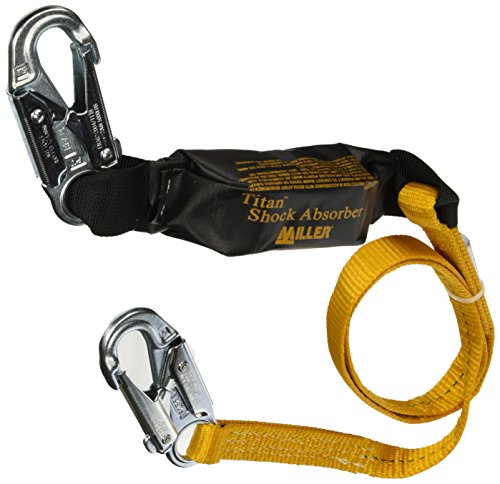 Miller Titan by Honeywell T6111/6FTAF 6-Feet Pack-Type Shock-Absorbing Lanyards