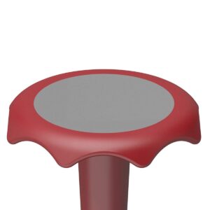 Hokki VS America Stool, Flexible Ergonomic Seating Stool for Kids and Adults, 18" Seat Height, Red