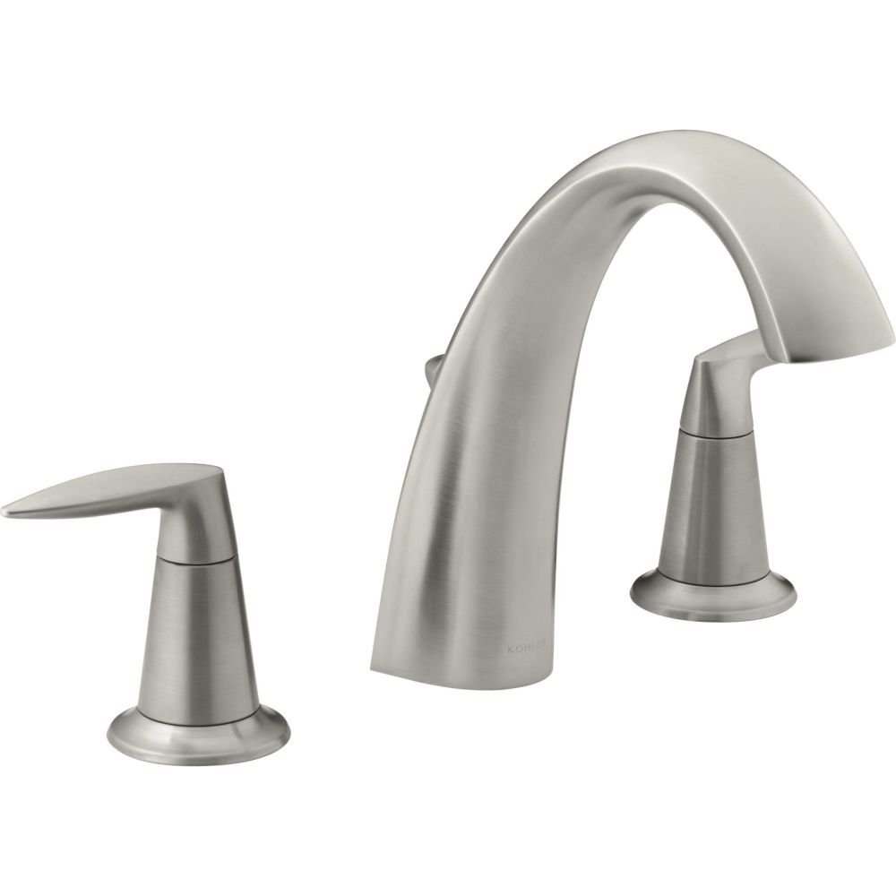 KOHLER K-T45117-4-BN Alteo Bath Faucet Trim with Diverter, Valve Not Included, Vibrant Brushed Nickel