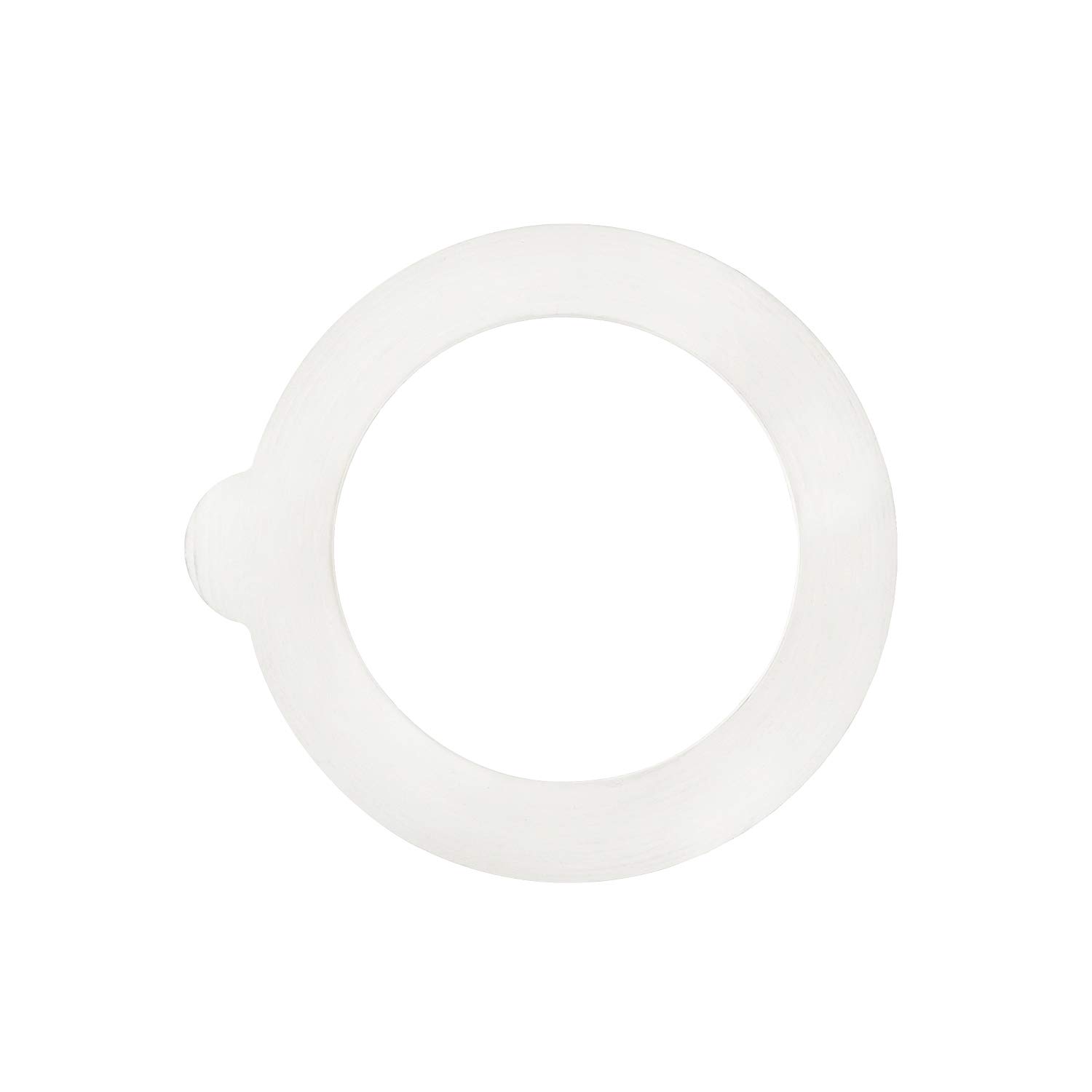 Bormioli Rocco Glass Co 6 Piece Fido Jar Replacement Gaskets, 3.25", White