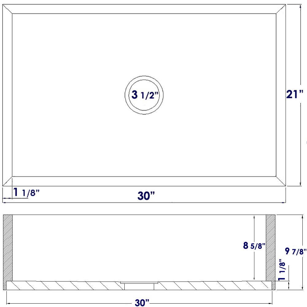 ALFI brand AB3021 30-Inch Single Bowl Bamboo Kitchen Farm Sink