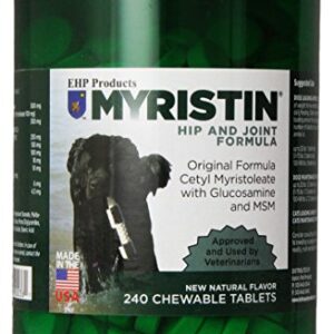 EHP Products Myristin Canine 240 Count Joint Formula