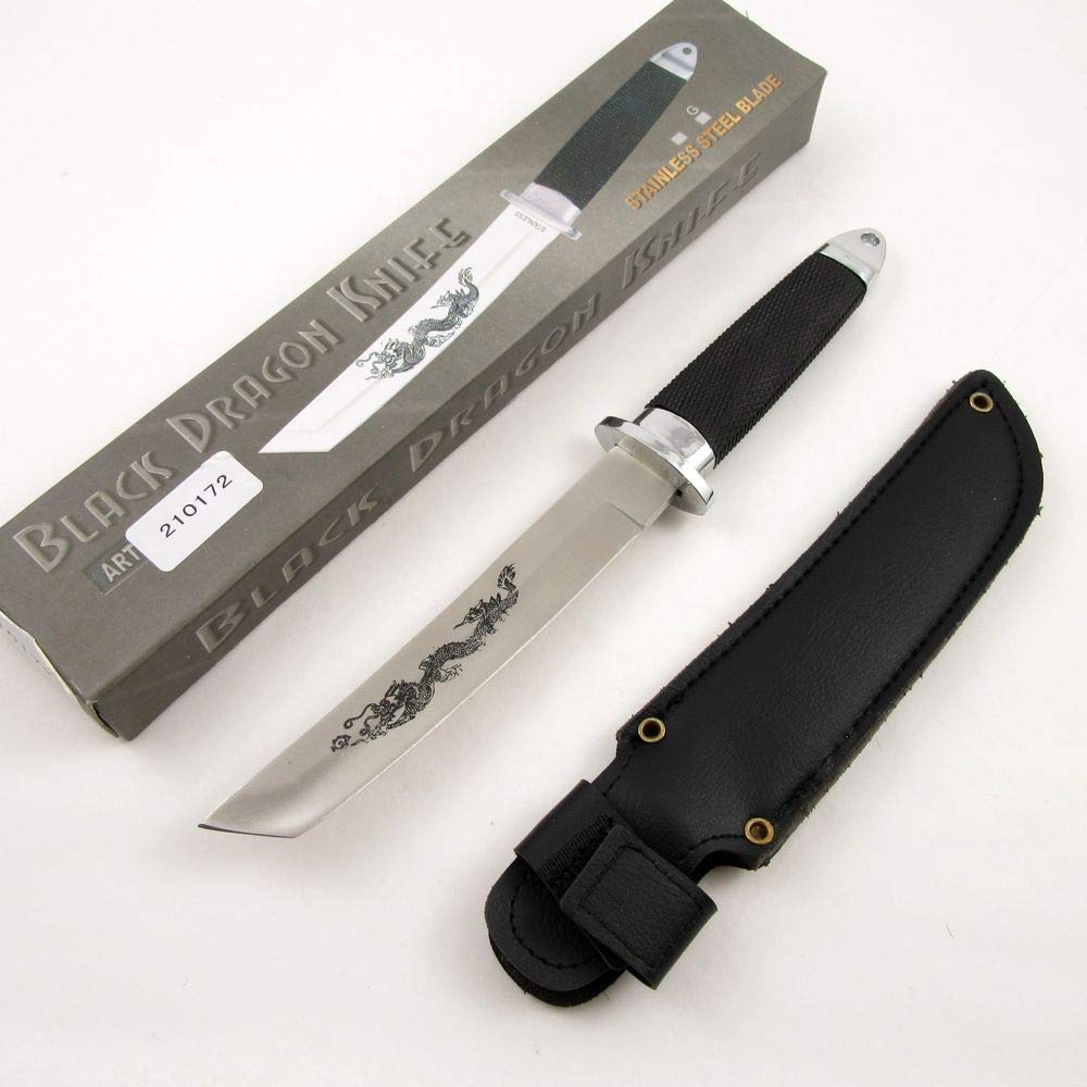 Szco Supplies Dragon Tanto Knife,Black