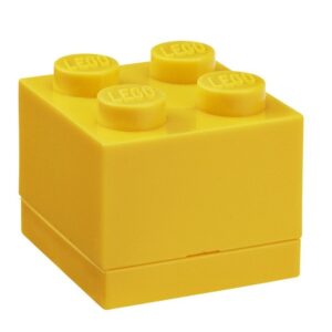 lego mini lunch box 4 yellow