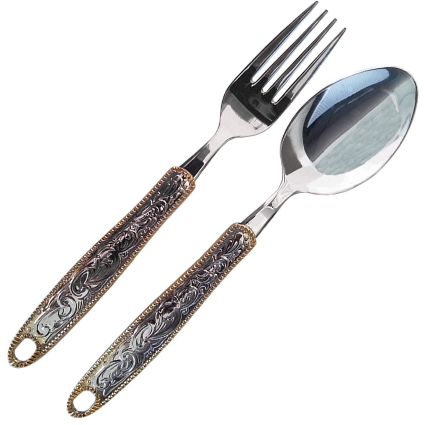 Western Buckle Stainless Silverware Dinner Set (12 piece set) by Cowboy Living