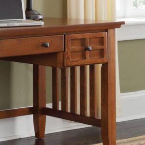 Arts & Crafts Cottage Oak Executive Desk by Home Styles