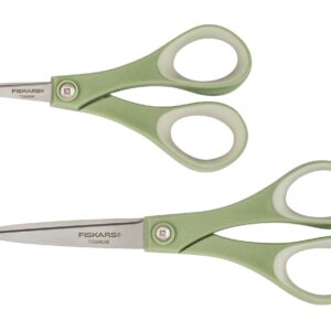 Fiskars Performance Titanium Scissors 7 Inch and 5 Inch Set, Color Received May Vary