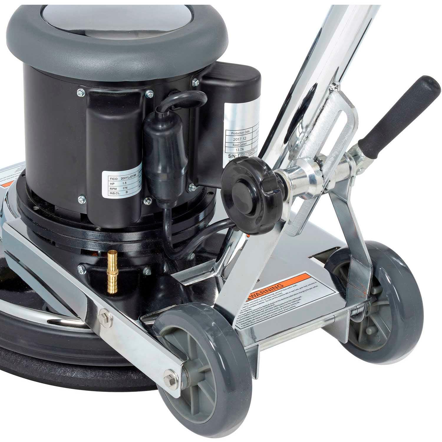 Corded Floor Machine, 17" Cleaning Width