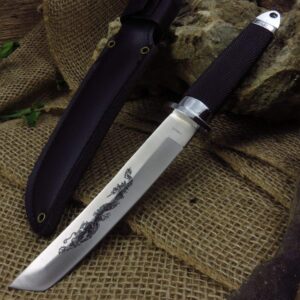 Szco Supplies Dragon Tanto Knife,Black