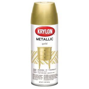 krylon diversified brands k01706 krylon spray paint, gold 12 ounce (pack of 1)