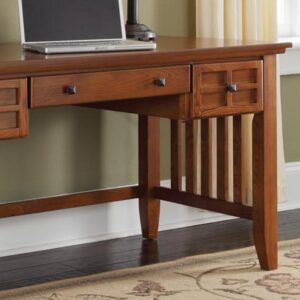 Arts & Crafts Cottage Oak Executive Desk by Home Styles