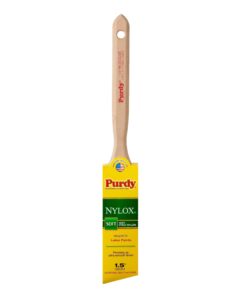 1-1/2" purdy 144152215 nylox glide angled sash paint brush, tynex nylon